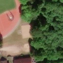 Sand Volleyball Court, Ratzeburg — aerial view