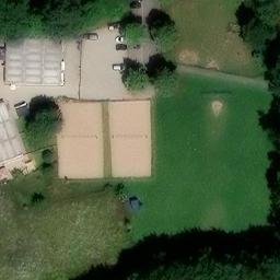 Sand Volleyball Court, Ahrensburg — aerial view