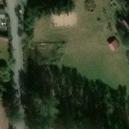 Sand Volleyball Court in Lützow, Mecklenburg-Vorpommern — aerial view