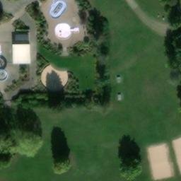 Friedland Beach Volleyball Court #1 — aerial view