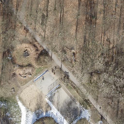 Volksdorf Beach Volleyball Court — aerial view