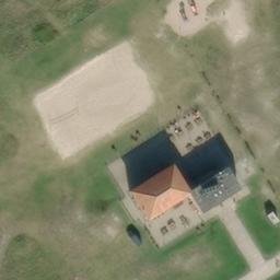 Hooksiel Beach Volleyball Court #4 — aerial view
