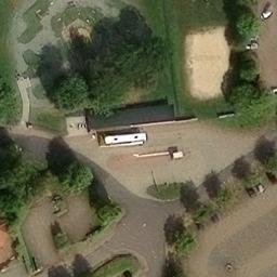 Sand Volleyball Court, Geestland — aerial view