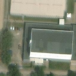 Sand Volleyball Court, Schwerin — aerial view