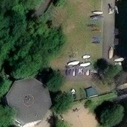 Sand Volleyball Court, Schwerin — aerial view