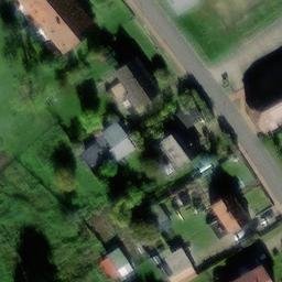 Sand Volleyball Court, Hohen Wangelin — aerial view