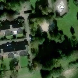 Sand Volleyball Court, Hage — aerial view