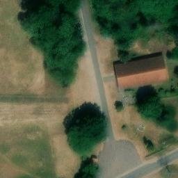 Grass Volleyball Court — aerial view
