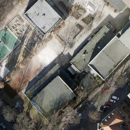 Tartan Volleyball Court, Hamburg — aerial view