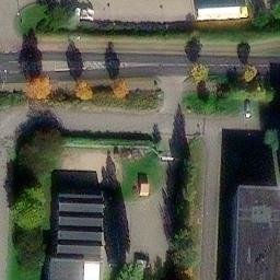 Sand Volleyball Court, Neubrandenburg — aerial view