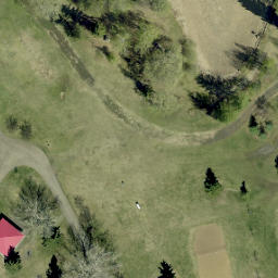 Beverly Beach Volleyball Court #1 — aerial view