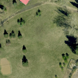 Beverly Beach Volleyball Court #2 — aerial view