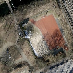 Hammerbrook Beach Volleyball Court — aerial view