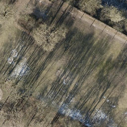 Grass Volleyball Court, Hamburg — aerial view