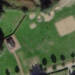 Göhren-Lebbin Beach Volleyball Court — aerial view
