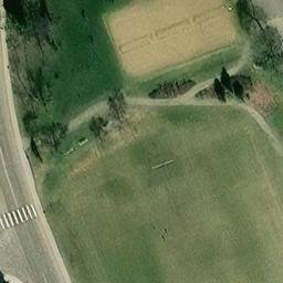 Edmonton Beach Volleyball Court #4 — aerial view