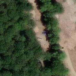 Malchow Beach Volleyball Court #2 — aerial view