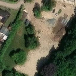 Sand Volleyball Court, Bremervörde — aerial view