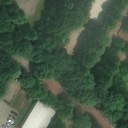 Sand Volleyball Court in Aurich, Niedersachsen — aerial view