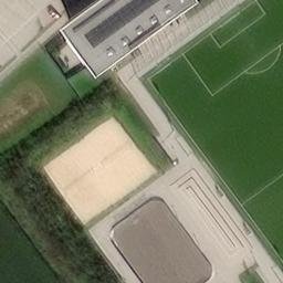 Loxstedt Beach Volleyball Court — aerial view
