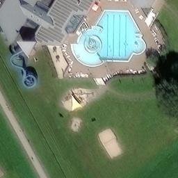 Dangast Beach Volleyball Court #1 — aerial view