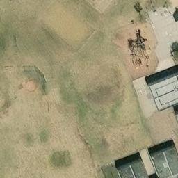 Mill Woods Beach Volleyball Court — aerial view