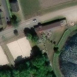 Sand Volleyball Court, Zetel — aerial view