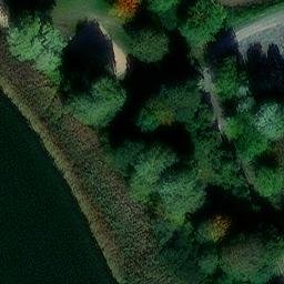Sand Volleyball Court, Blankensee — aerial view