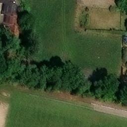 Sand Volleyball Court in Bokel, Niedersachsen — aerial view