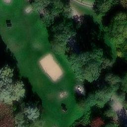 Sand Volleyball Court, Blankensee — aerial view