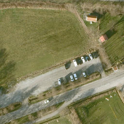 Volleyball Court — aerial view