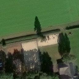 Sand Volleyball Court, Halvesbostel — aerial view