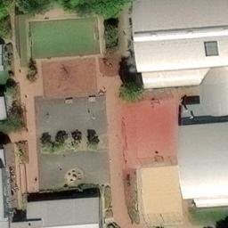 Sand Volleyball Court, Buchholz in der Nordheide — aerial view