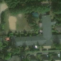 Sand Volleyball Court, Mirow — aerial view