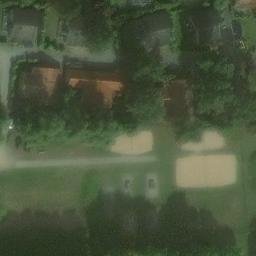 Sand Volleyball Court, Mirow — aerial view