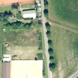 Sand Volleyball Court, Scharnebeck — aerial view