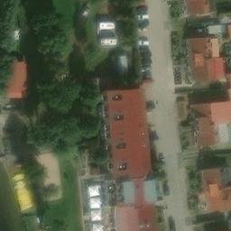 Sand Volleyball Court, Mirow — aerial view