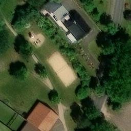 Sand Volleyball Court, Elsdorf — aerial view