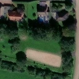 Beachvolleyballfeld — aerial view