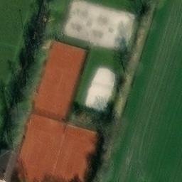 Sand Volleyball Court, Nortmoor — aerial view