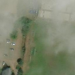 Sand Volleyball Court, Lüneburg — aerial view