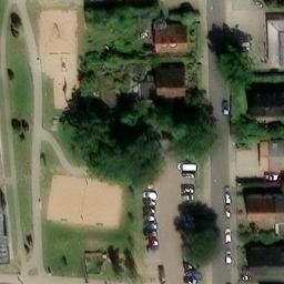 Sand Volleyball Court, Osterholz-Scharmbeck — aerial view