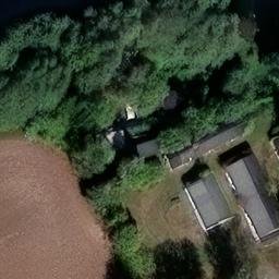 Sand Volleyball Court in Wesenberg, Mecklenburg-Vorpommern — aerial view
