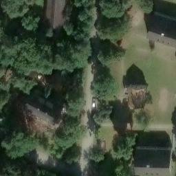 Volleyball Court, Fürstenberg/Havel — aerial view