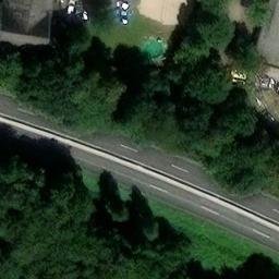 Sand Volleyball Court, Bremen — aerial view