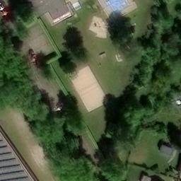 Fintel Beach Volleyball Court — aerial view