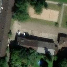 Beach Volleyball Pitch — aerial view