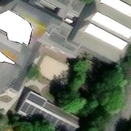 Sand Volleyball Court, Oldenburg (Oldb) — aerial view