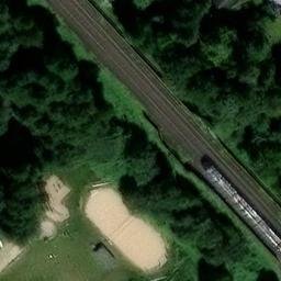 Sand Volleyball Court — aerial view