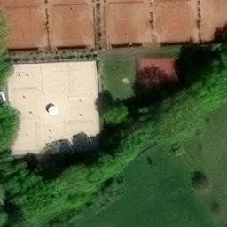 Sand Volleyball Court, Oldenburg (Oldb) — aerial view
